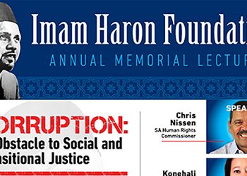 Live webinar: Imam Haron Memorial Lecture
