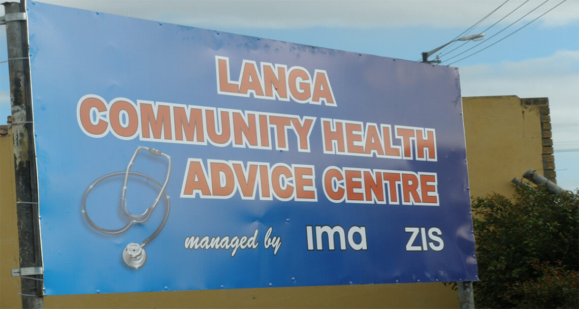 The joint IMA community health and masjid project in Langa, Cape Town