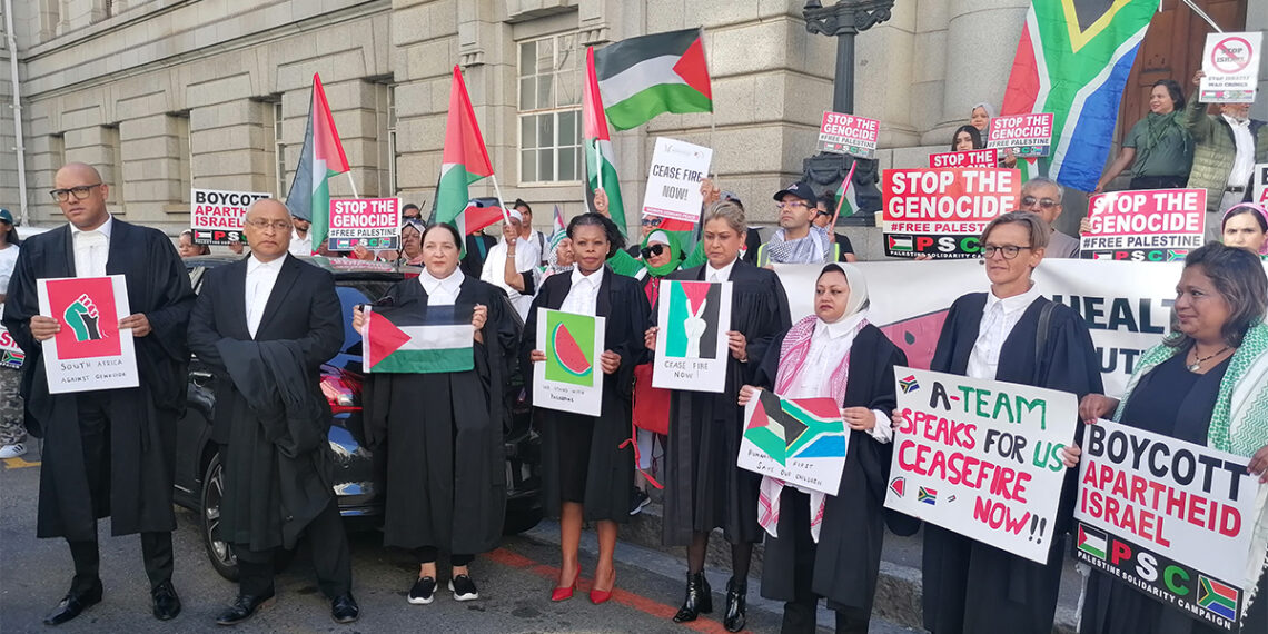 Lawyers show support for SA’s ICJ genocide case