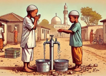 Exploring water conservation during wudu