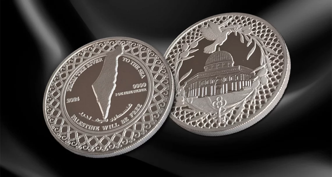 Silver Palestine Liberation Coin supports relief efforts