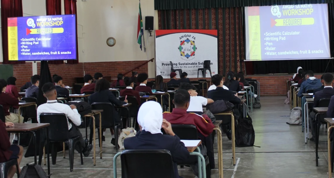 It’s all systems go for Awqaf SA’s maths exam workshop series