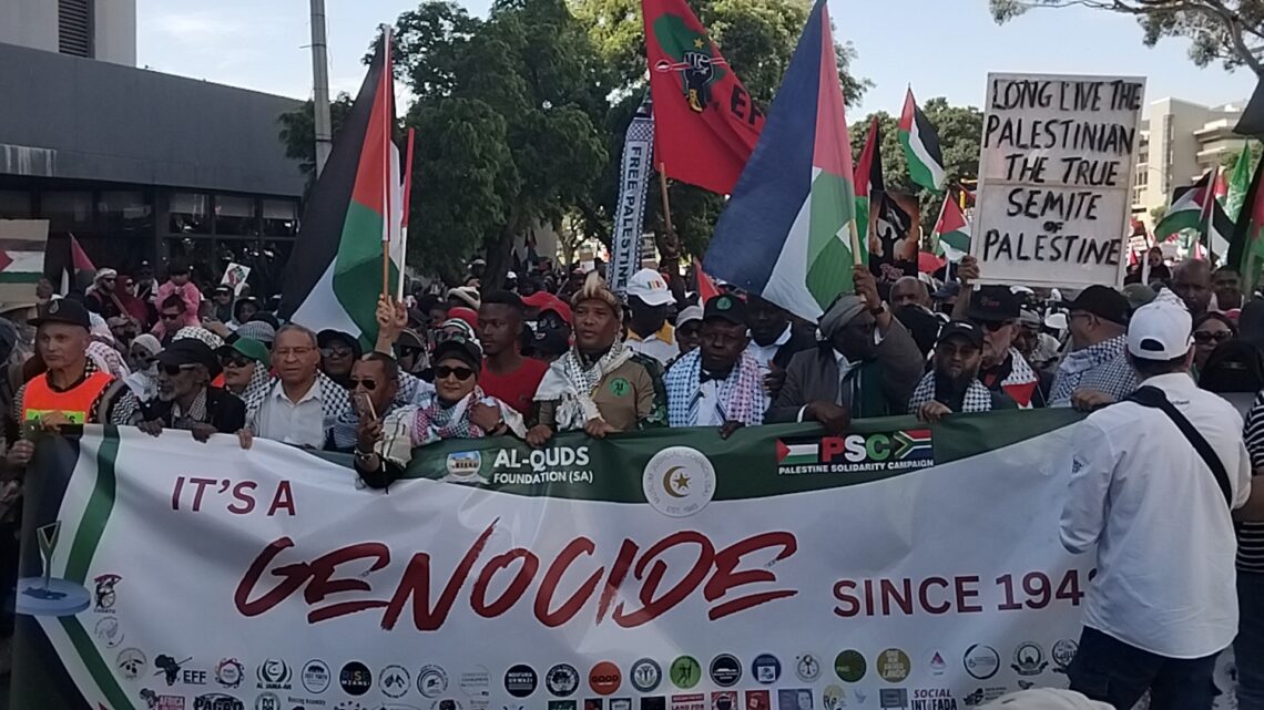March for Palestine: thousands demand justice and action from Parliament
