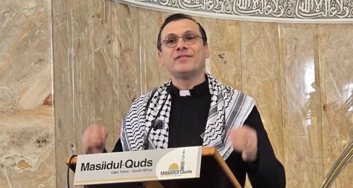 Father Munther Isaac at Masjidul Quds: A faithful voice of justice and interfaith solidarity