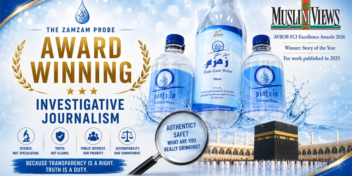 Muslim Views Zamzam investigation wins national Story of the Year award