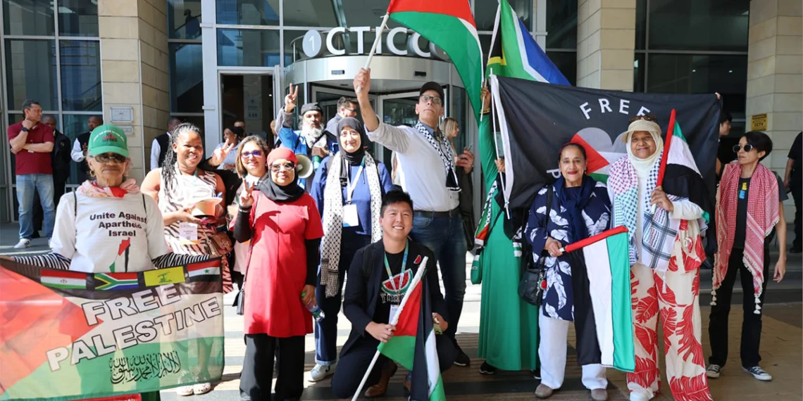 PHASA targeted at global health congress for silence on Gaza and xenophobia